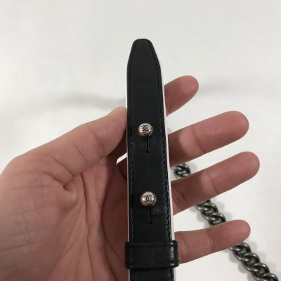 Chanel Boy Small 8 in Black and White Calf Leather