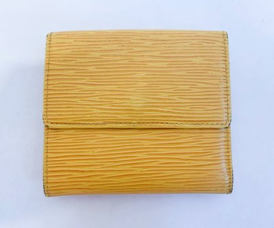 Louis Vuitton Compact Wallet Yellow Epi