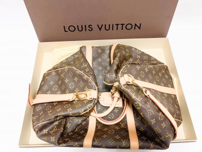 Louis Vuitton KeepAll 50 Bandolier Monogram Canvas