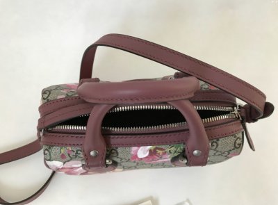 Gucci Mini Boston Bloom Printed Canvas
