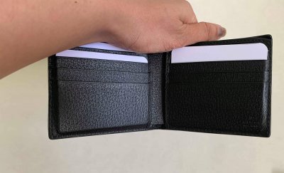 Gucci Animalier Black leather wallet