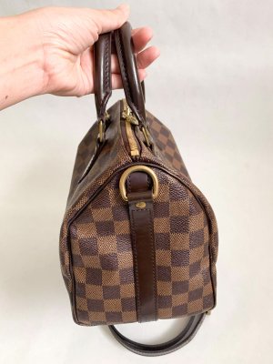 Louis Vuitton Speedy 25 Bandolier Damier Canvas