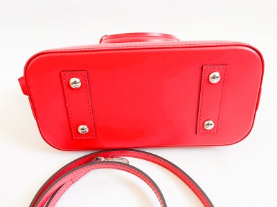 Louis Vuitton Alma BB in Red EPI Leather