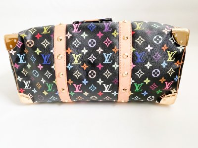 Louis Vuitton KeepAll 45 in Black Multicolor