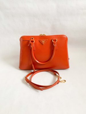 Prada Alma Saffiano Leather Orange