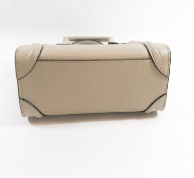 Celine Nano in Beige Calf Leather