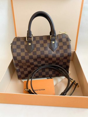 Louis Vuitton Speedy 25 Bandouliere Damier Canvas