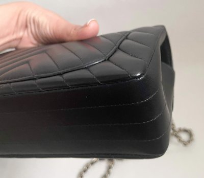 Chanel Classic 8 Black Lamb Leather GHW