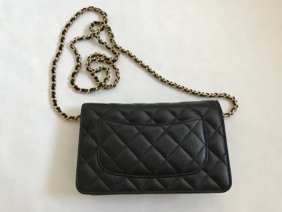 Chanel WOC Black Caviar GHW