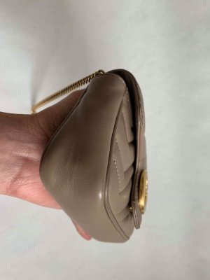 Gucci GG Marmont Mini Beige Leather
