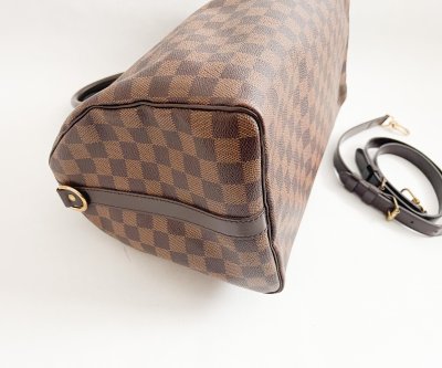 Louis Vuitton Speedy 35 Bandolier Damier Canvas