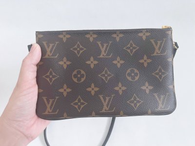 Louis Vuitton Double Zip Crossbody Bag