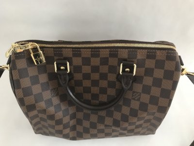 Louis Vuitton Speedy 30 Damier Canvas Bandolier