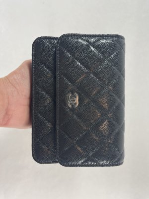 Chanel WOC Black Caviar SHW