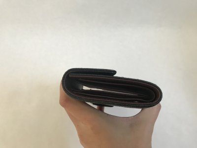Chanel Wallet Doubled fold black caviar