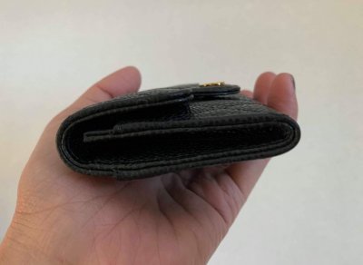 Chanel Classic Flap Coin Purse Black Caviar