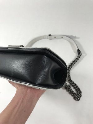 Chanel Boy Small 8 in Black and White Calf Leather