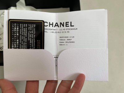 Chanel CC Filigree Vanity Bag in Black Caviar