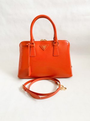 Prada Alma Saffiano Leather Orange