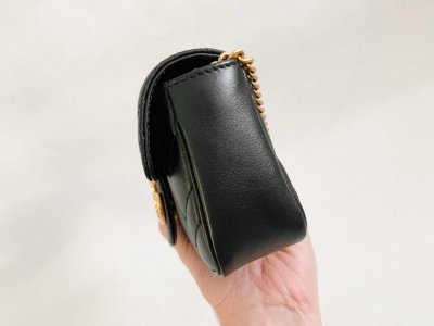 Gucci Marmont Super Mini Black Leather