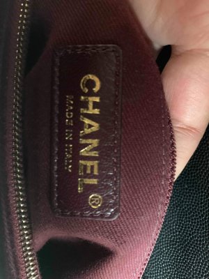 Chanel CoCo 10.5” Black Caviar Gold Brushed Hardware