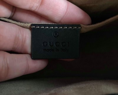Gucci Sylvie Black Leather Mini