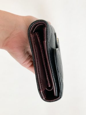 Chanel Classic Wallet in Black Caviar GHW