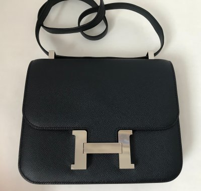 Hermes Constance 24 Epsom Blue Indigo