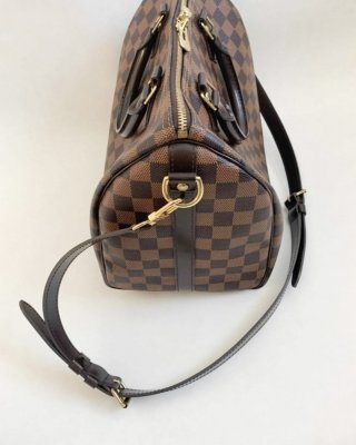 Louis Vuitton Speedy 30 Bandolier Damier Canvas