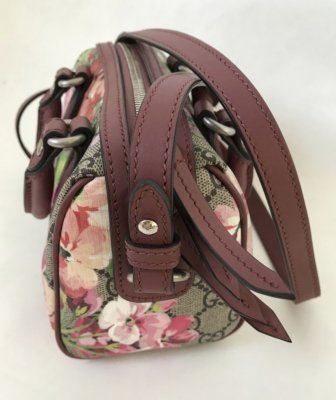 Gucci Mini Boston Bloom Printed Canvas
