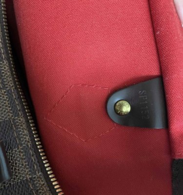 Louis Vuitton Speedy 35 Bandolier Damier Canvas
