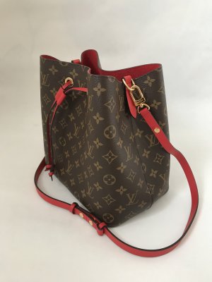 Louis Vuitton Neo Noe Monogram Canvas Red Cherry