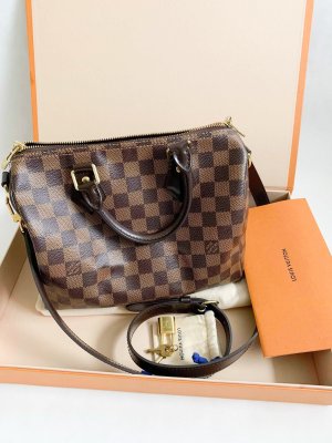Louis Vuitton Speedy 25 Bandolier Damier Canvas