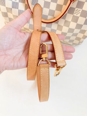 Louis Vuitton Speedy 30 Bandoliere Azur Damier Canvas