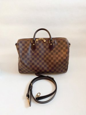 Louis Vuitton Speedy 35 Bandoliere Damier Canvas