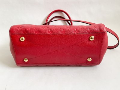 Louis Vuitton Montagine MM in Red Empriente Leather