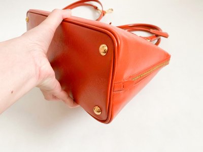 Prada Alma Saffiano Leather Orange