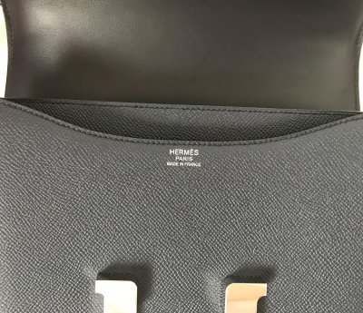 Hermes Constance 24 Epsom Blue Indigo