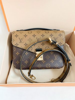 Louis Vuitton Pochette Metis in Reverse Monogram Canvas