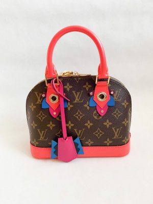 Louis Vuitton Alma BB Flamingo Pink Totem Monogram Canvas