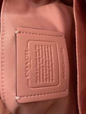 Coach Seirra mini satchek in Pink monogram