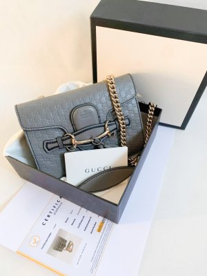 Gucci Emily Leather Crossbody Bag