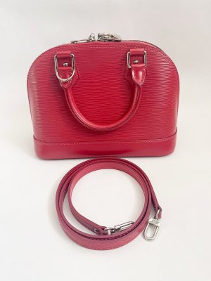Louis Vuitton Alma BB in Red Framboise Epi leather