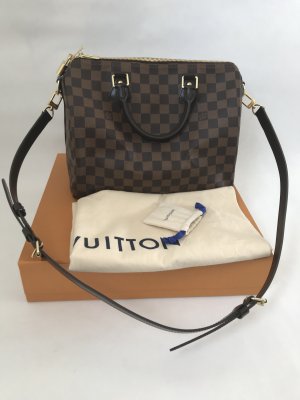 Louis Vuitton Speedy 30 Damier Canvas Bandolier