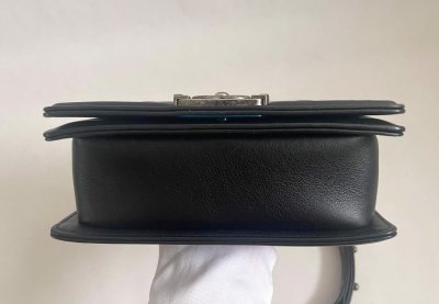 Chanel Boy Black Lamb Leather