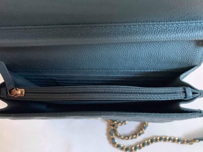 Chanel Crossbody Blue Caviar GHW