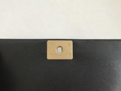 Chanel Boy 10 Black Caviar GHW