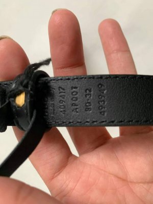 Gucci Black Belt Leather