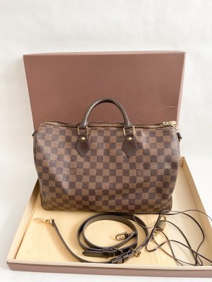 Louis Vuitton Speedy 35 Bandolier Damier Canvas