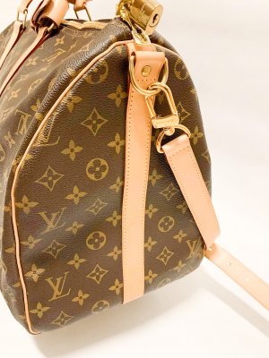Louis Vuitton KeepAll 50 Bandolier Monogram Canvas